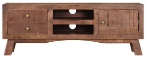 vidaXL Έπιπλο Τηλεόρασης 110 x 30 x 40 εκ. από Ακατέργαστο Ξύλο Μάνγκο