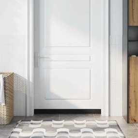 vidaXL Σφραγίδες πόρτας με βούρτσες που προσαρτώνται 2 pcs Ασημί