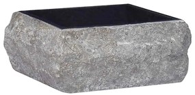 vidaXL Νιπτήρας Μαύρος 30 x 30 x 13 εκ. Μαρμάρινος
