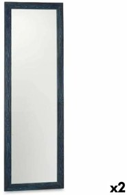 Τοίχο καθρέφτη 82718 Μπλε 48 x 150 x 2 cm Ορθογώνιο (x2)
