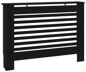 vidaXL Κάλυμμα Καλοριφέρ Μαύρο 112 x 19 x 81,5 εκ. από MDF