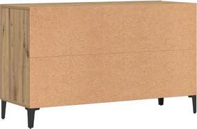 vidaXL Σκευοθήκη Δρυς τεχνίτης 100x36x60 cm Κατασκευασμένο ξύλο