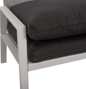 ΚΑΝΑΠΕΣ ΔΙΘΕΣΙΟΣ ΑΛΟΥΜΙΝΙΟΥ TABBY HM5561.01 ΛΕΥΚΟΣ ΜΕ ΜΑΞΙΛΑΡΙΑ