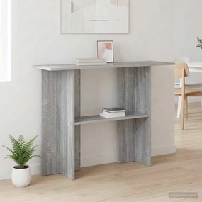 vidaXL Τραπέζι κονσόλας Γκρι Sonoma 100 x 30 x 75 εκ
