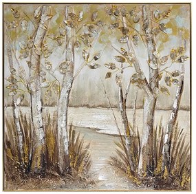 Πίνακας σε καμβά Leambre I Inart 102x4.5x102εκ