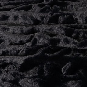 Κουβέρτα Γούνινη Υπέρδιπλη (220x240) Nima Mossy Black