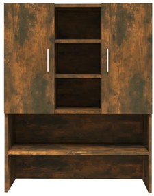 vidaXL Ντουλάπι Πλυντηρίου Καπνιστή Δρυς 70,5 x 25,5 x 90 εκ.