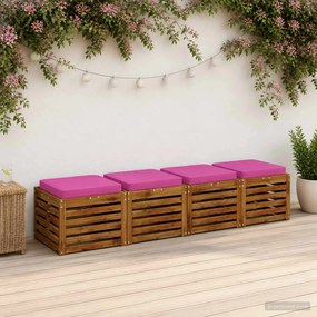 vidaXL Μαξιλάρια καθιστικού 4 κομματιών VUGHT 4 pcs 100% Πολυεστέρας