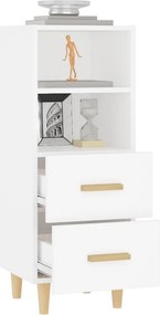 vidaXL Ντουλάπι Λευκό 34,5 x 34 x 90 εκ. από Επεξεργασμένο Ξύλο