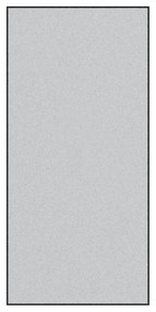 vidaXL Πατάκι Πόρτας Ορθογώνιο Γκρι 120x250 εκ.