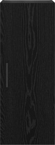 vidaXL Επιτοίχιο ντουλάπι Μαύρη Οξυά 34,5 x 34 x 90 εκ.