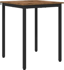 vidaXL Τραπεζαρίες 60 x 60 x 75 cm Επεξεργασμένο Ξύλο Παλαιωμένο ξύλο