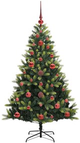 vidaXL Τεχνητό Χριστουγεννιάτικο Δέντρο με Συρταρωτές Βαθμίδες 150 LED