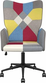 vidaXL Πολυθρόνα Relax Σχέδιο Patchwork Υφασμάτινη