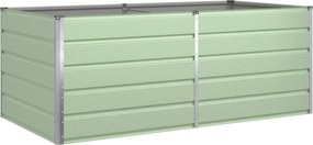 vidaXL Γλάστρα Παστέλ Πράσινο 195 x 100 x 75 εκ Επικαλυμμένος Χάλυβας