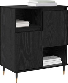 vidaXL Πλαϊνό γραφείο Μαύρη Οξυά 60 x 35 x 70 cm