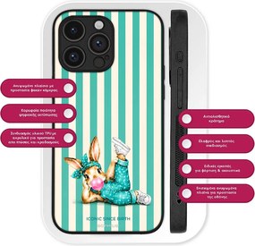 Θήκη Sonique Stripe Stories Series για Apple iPhone 12 Iconic Λαγουδάκι