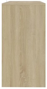 vidaXL Τραπέζι Κονσόλα Sonoma Δρυς 89x41x76,5 εκ. Επεξεργασμένο Ξύλο
