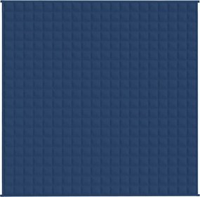 vidaXL Κουβέρτα Βαρύτητας Μπλε 200 x 200 εκ. 13 κ. Υφασμάτινη