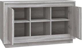 vidaXL Ντουλάπι Γκρι Sonoma 102x35x60 εκ. από Επεξεργασμένο Ξύλο
