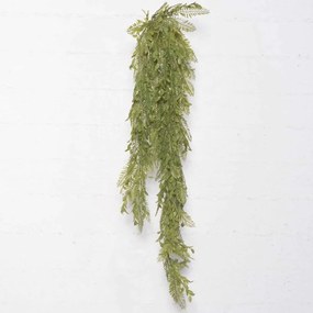 Τεχνητή Κρεμαστή Φτέρη Bracken Rhein 4391-7 110cm Green Supergreens Polyethylene,Fabric