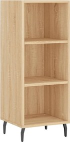 vidaXL Ντουλάπι Sonoma Δρυς 34,5x32,5x90 εκ. από Επεξεργασμένο Ξύλο