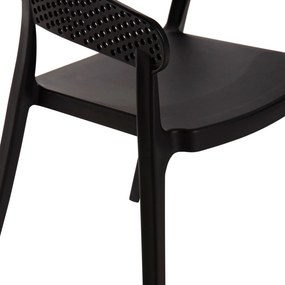 ΠΟΛΥΘΡΟΝΑ ΠΟΛΥΠΡΟΠΥΛΕΝΙΟΥ PERFOE HM5941.02 ΜΑΥΡΗ 56x50x73Υ εκ.
