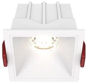 Χωνευτό Σποτ Οροφής Alfa LED 10W 3000K Λευκό DL043-01-10W3K-SQ-W MAYTONI-DL043-01-10W3K-SQ-W-Λευκό DL043-01-10W3K-SQ-W