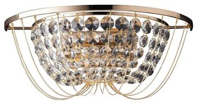 Φωτιστικό Τοίχου - Απλίκα I-Vienna-AP Oro Gold Luce Ambiente Design Crystal