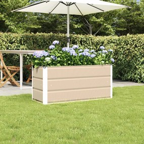 vidaXL Γλάστρα Ελεφαντόδοντο 100 x 40 x 45 cm Ατσάλι