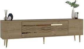 Έπιπλο Τηλεόρασης Dekolp 475OLV2998 150x35x48,2cm Oak-Gold