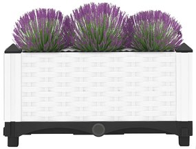 vidaXL Ζαρντινιέρα 40 x 40 x 23 εκ. από Πολυπροπυλένιο