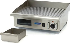 Griddle - Grooved - 55cm - incl Drip tray