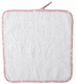 Λαβέτα Ώμου Βρεφική 36 White-Pink DimCol Λαβέτα 30x30cm 100% Cotton