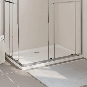 vidaXL Βάση Ντουζιέρας Ορθογώνια Λευκή 80 x 120 εκ. από ABS