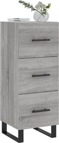 vidaXL Ντουλάπι Γκρι Sonoma 34,5x34x90 εκ. από Επεξεργασμένο Ξύλο