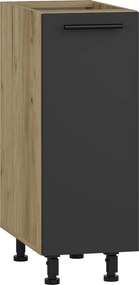 VENTO D-30/82 lower cabinet, color: craft oak/antracite DIOMMI V-UA-VENTO-D-30/82-ANTRACYT