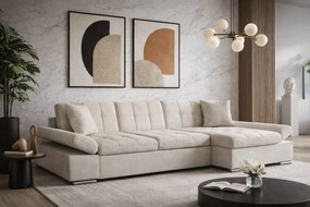 Γωνιακός καναπές Montana-Εκρού-Δεξιά