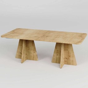 Τραπέζι Σαλονιού Mushroom 552NOS2492 120x60x40cm Oak