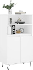 vidaXL Ντουλάπι Λευκό 60 x 36 x 110 εκ. από Επεξεργασμένο Ξύλο