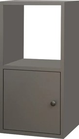 Κομοδίνο Vito Megapap χρώμα ανθρακί 34x30x66,4εκ.