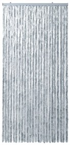 vidaXL Σήτα Εντόμων Λευκή / Γκρι 100 x 230 εκ. από Σενίλ