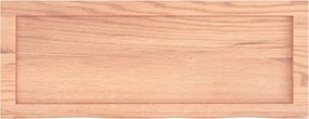 vidaXL Πάγκος Μπάνιου Αν. Καφέ 80x30x(2-4) εκ. Επεξεργ. Μασίφ Ξύλο