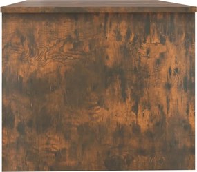 vidaXL Τραπεζάκι Σαλονιού Καπνιστή Δρυς 80x50x42,5εκ. Επεξεργασμ. Ξύλο