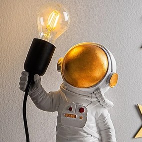 Φωτιστικό επιτραπέζιο Astronaut Megapap E27 πολυεστερικό χρώμα λευκό 20x15x32εκ. - GP052-0166,1