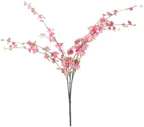 Τεχνητό Κλαδί Κερασιά Blossom 4571-7 100cm Pink Supergreens Polyurethane
