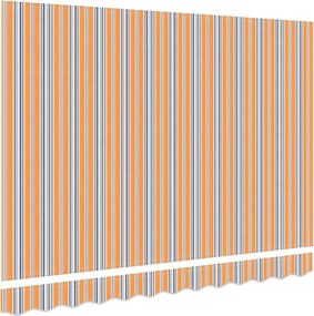 vidaXL Ύφασμα αντικατάστασης τέντας Πολύχρωμο 330 x 195 εκ.