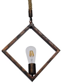 Φωτιστικό Οροφής Alco 01023 Brown GloboStar Metal