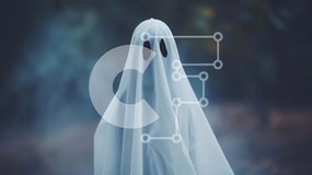 Intra Συλλεκτικό Ξύλινο Παζλ Plywood 4mm - Ghost in Dark Forest για το Halloween Σε Ξύλινο Κουτί - Διαστάσεις: 10x10 cm – 25 κομμάτια