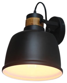Φωτιστικό Επίτοιχο Aca KS2126BW ERNEST Μαύρο Ματ (Black Mat)